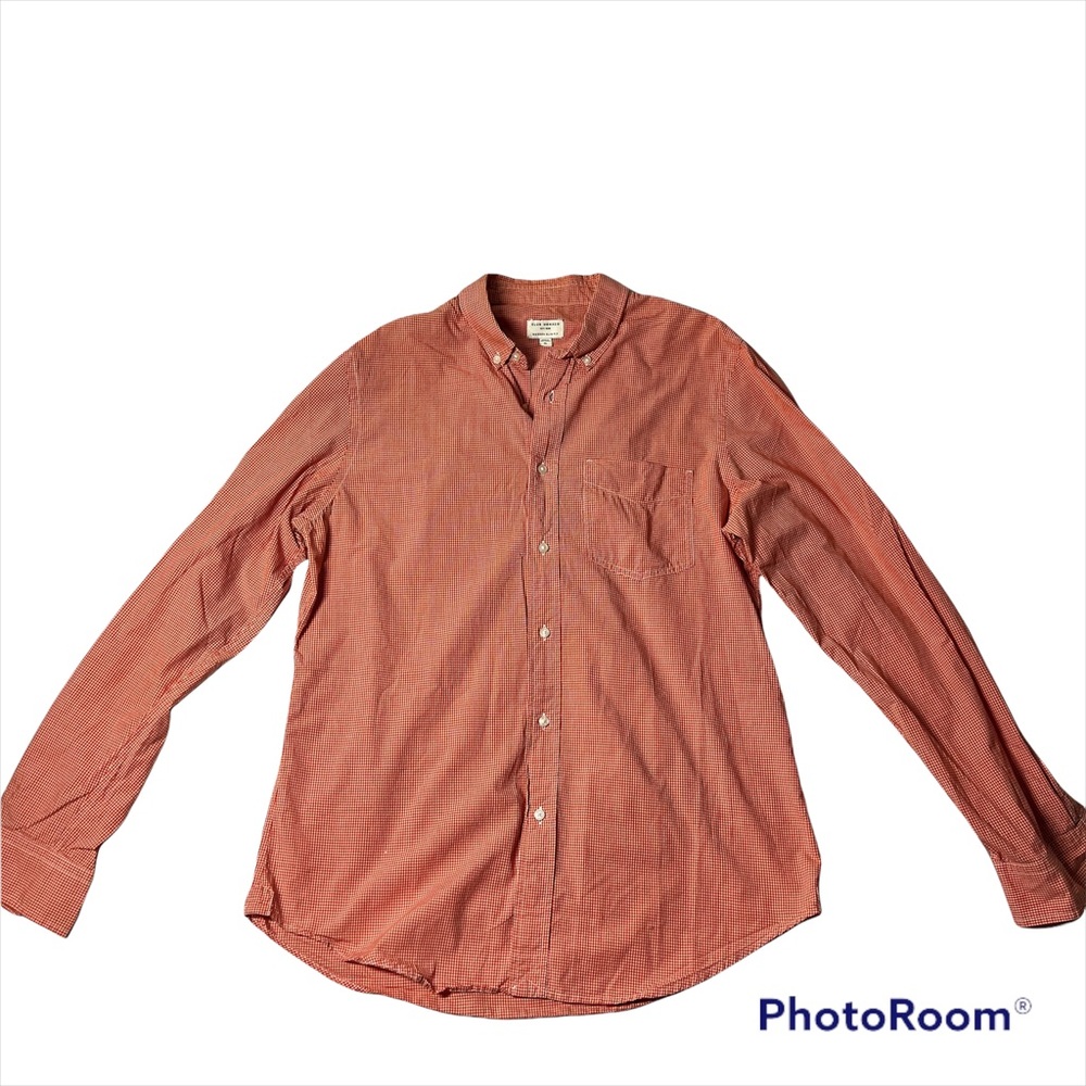 CLUB MONACO Long Sleeve Button-Down Shirt Men's Size XL